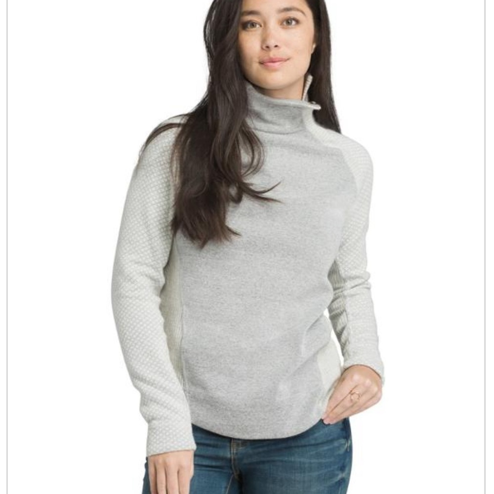 Prana  Brandie Sweater Grey size S recycled wool